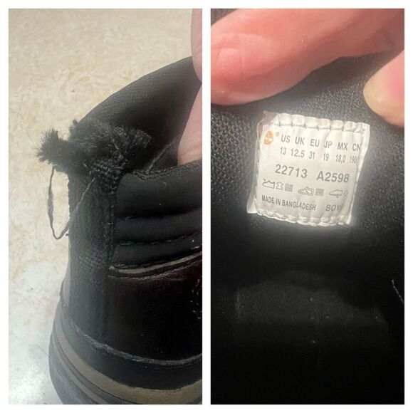 Timberland Boys Backroads   Brown Lace Up Waterproof Hiking Boot Size 13 - Picture 8 of 8